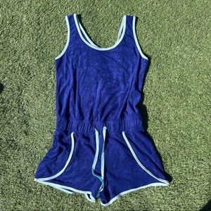 Terry Cloth romper playsuit